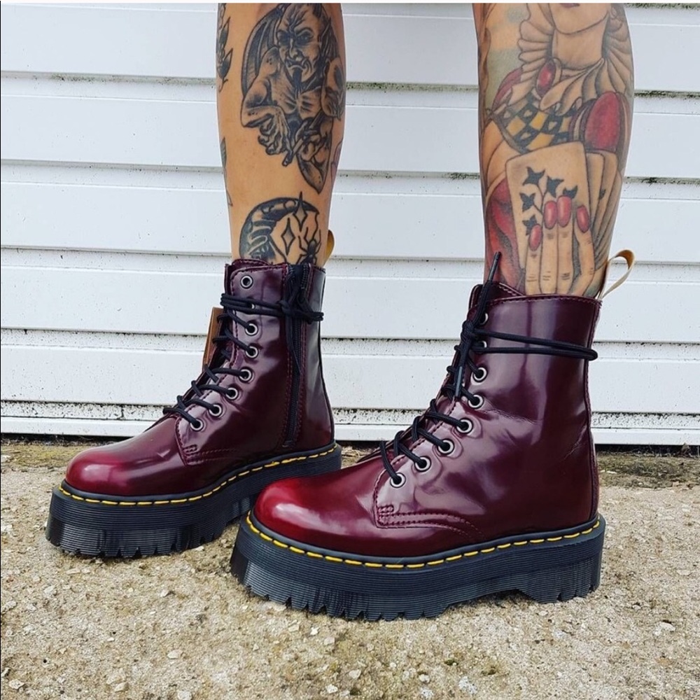 JADON II Vegan Platform Dr. Martens Boots